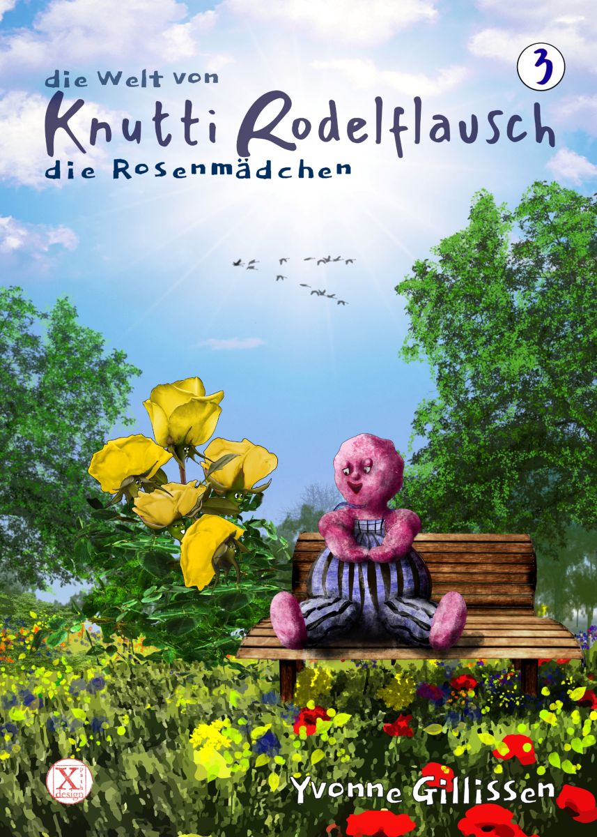 'die Welt von Knutti Rodelflausch - die Rosenmädchen', Duitse vertaling door Anne Marie Westra-Nijhuis