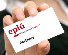 Tell a business relation - inform your business associate about the services of EPLÚ Management Support