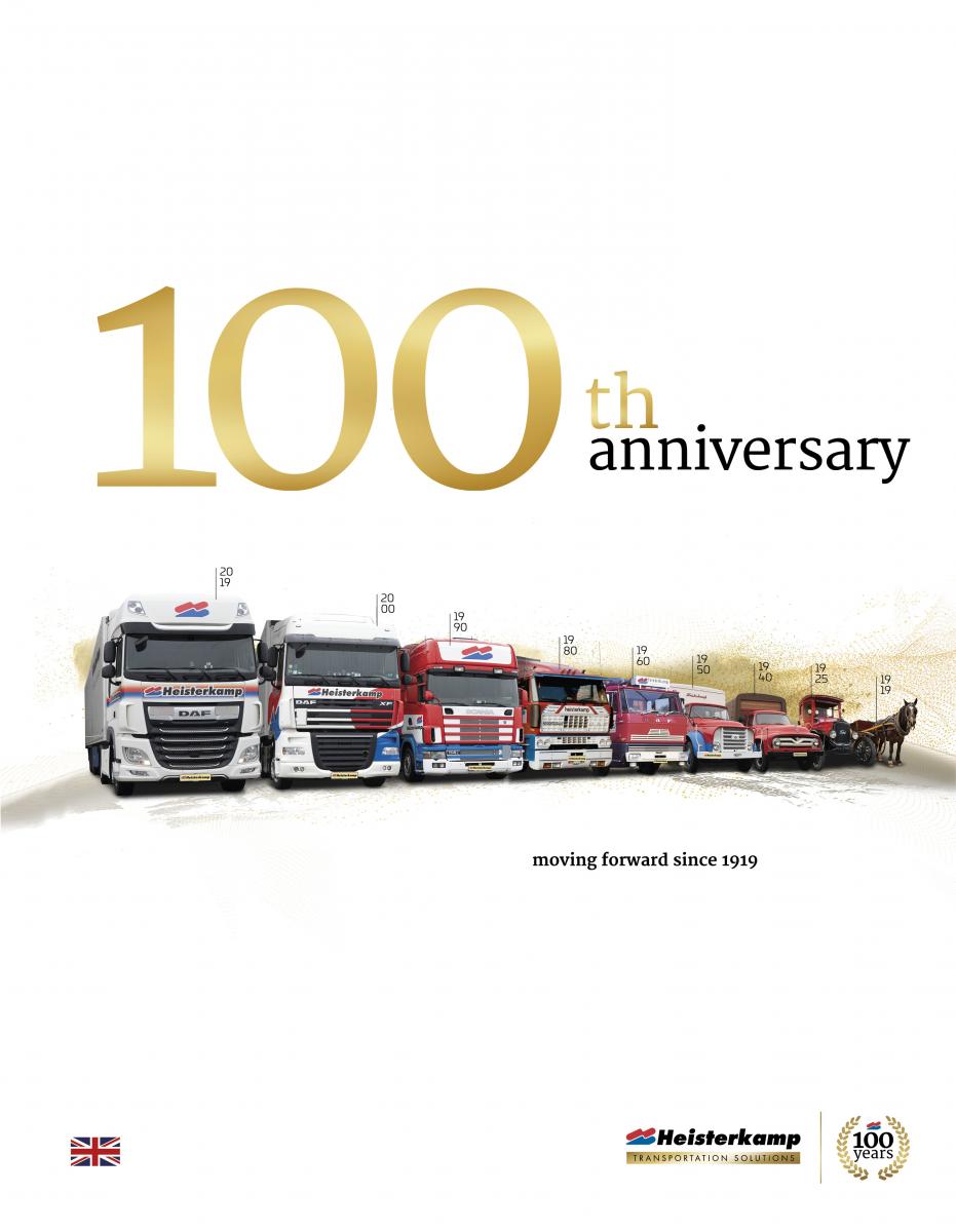100th anniversary Heisterkamp Transport Solutions, vertaald door Anne Marie Westra